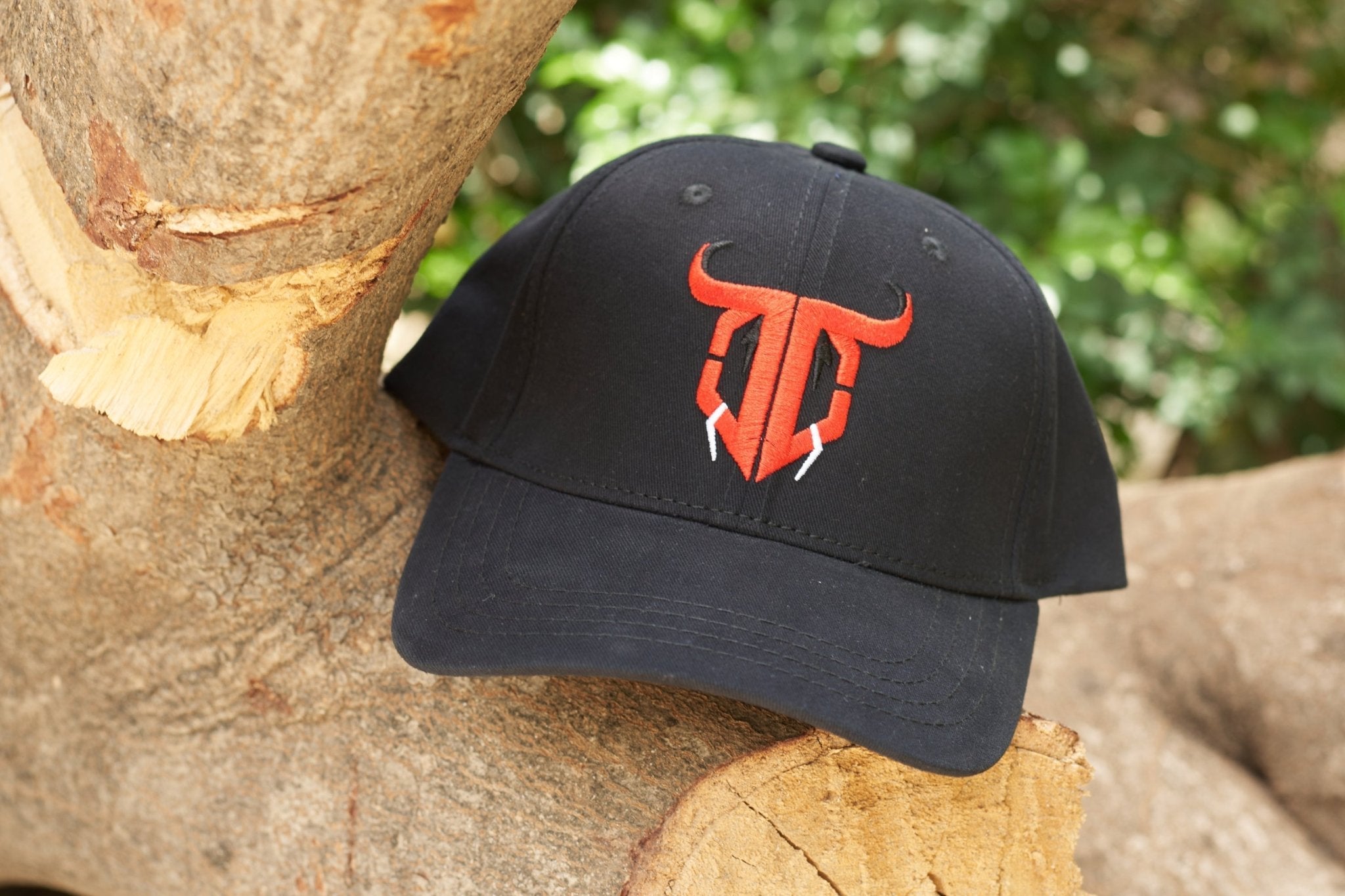 Go Devil Logo Printed Black Cap - Go Devil