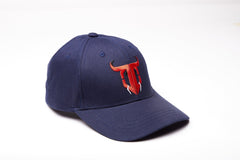 Go Devil Logo Printed Navy Blue Cap - Go Devil