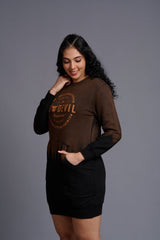 Go Devil Originals Printed Sweatdress for Women - Go Devil