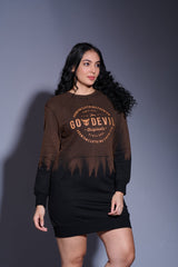 Go Devil Originals Printed Sweatdress for Women - Go Devil