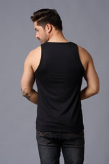 #Go Devil with Skull Printed Vest for Men - Go Devil