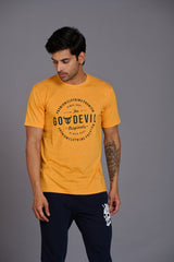 Go Devils Originals Mustard Yellow T-Shirt for Men - Go Devil
