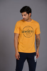 Go Devils Originals Mustard Yellow T-Shirt for Men - Go Devil