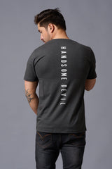 Handsome Devil Printed Oversized T-Shirt for Men - Go Devil