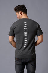 Handsome Devil Printed Oversized T-Shirt for Men - Go Devil