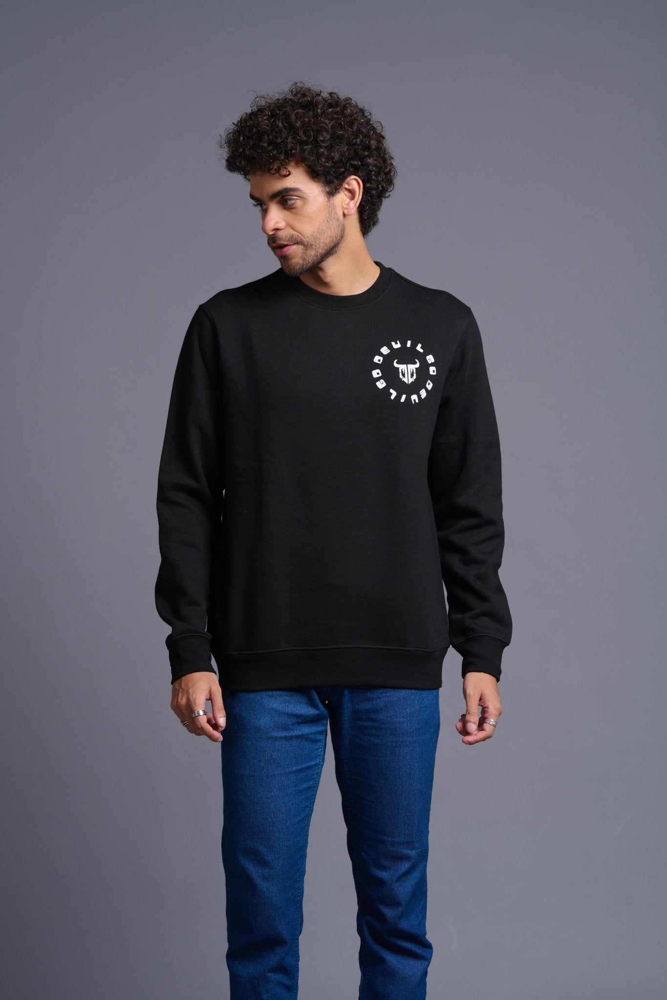 I'm Funking Dope Black Sweatshirt for Men - Go Devil