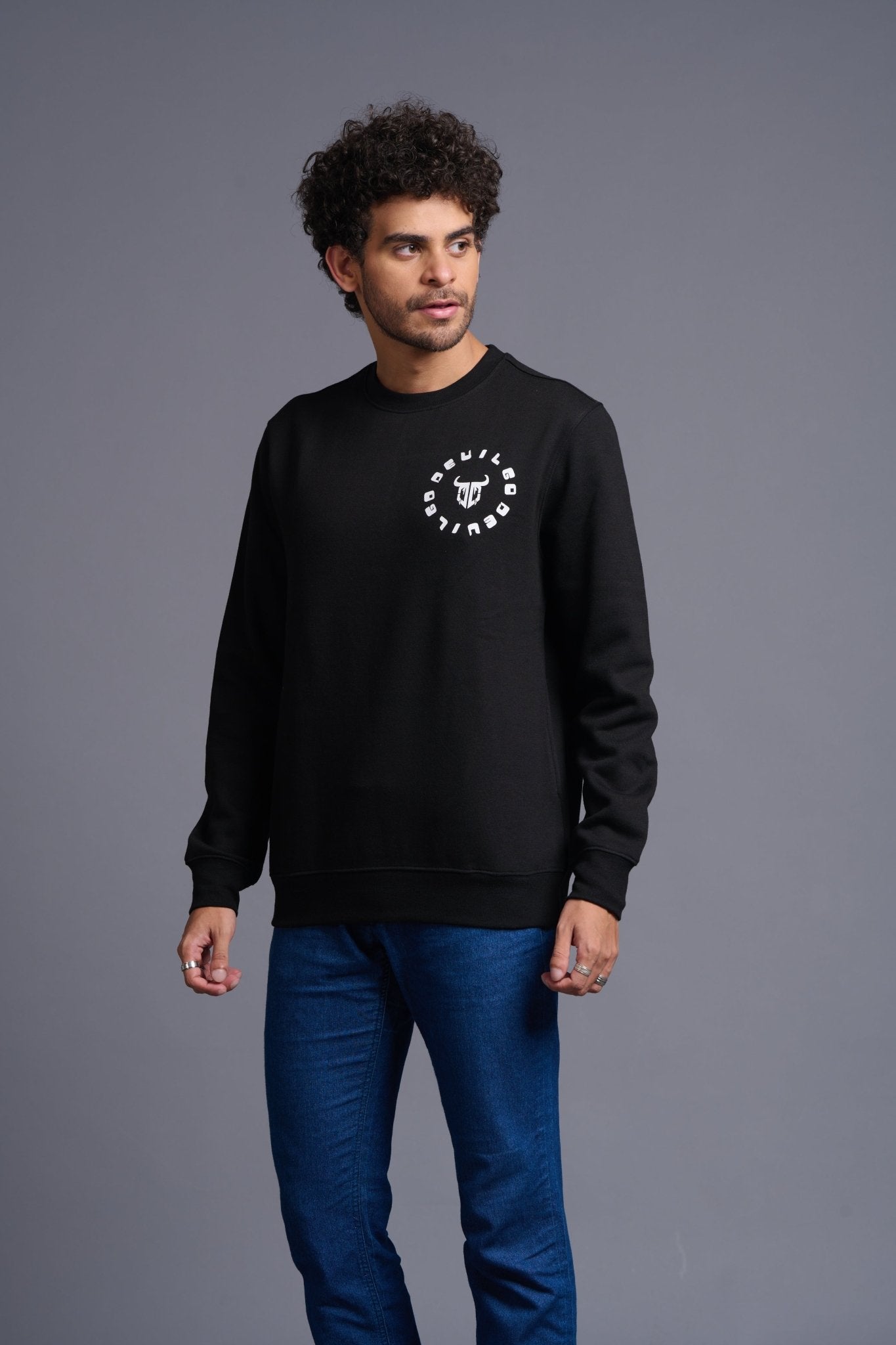 I'm Funking Dope Black Sweatshirt for Men - Go Devil