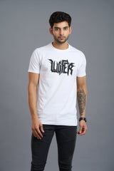 LUCIFER White T-shirt for Men - Go Devil
