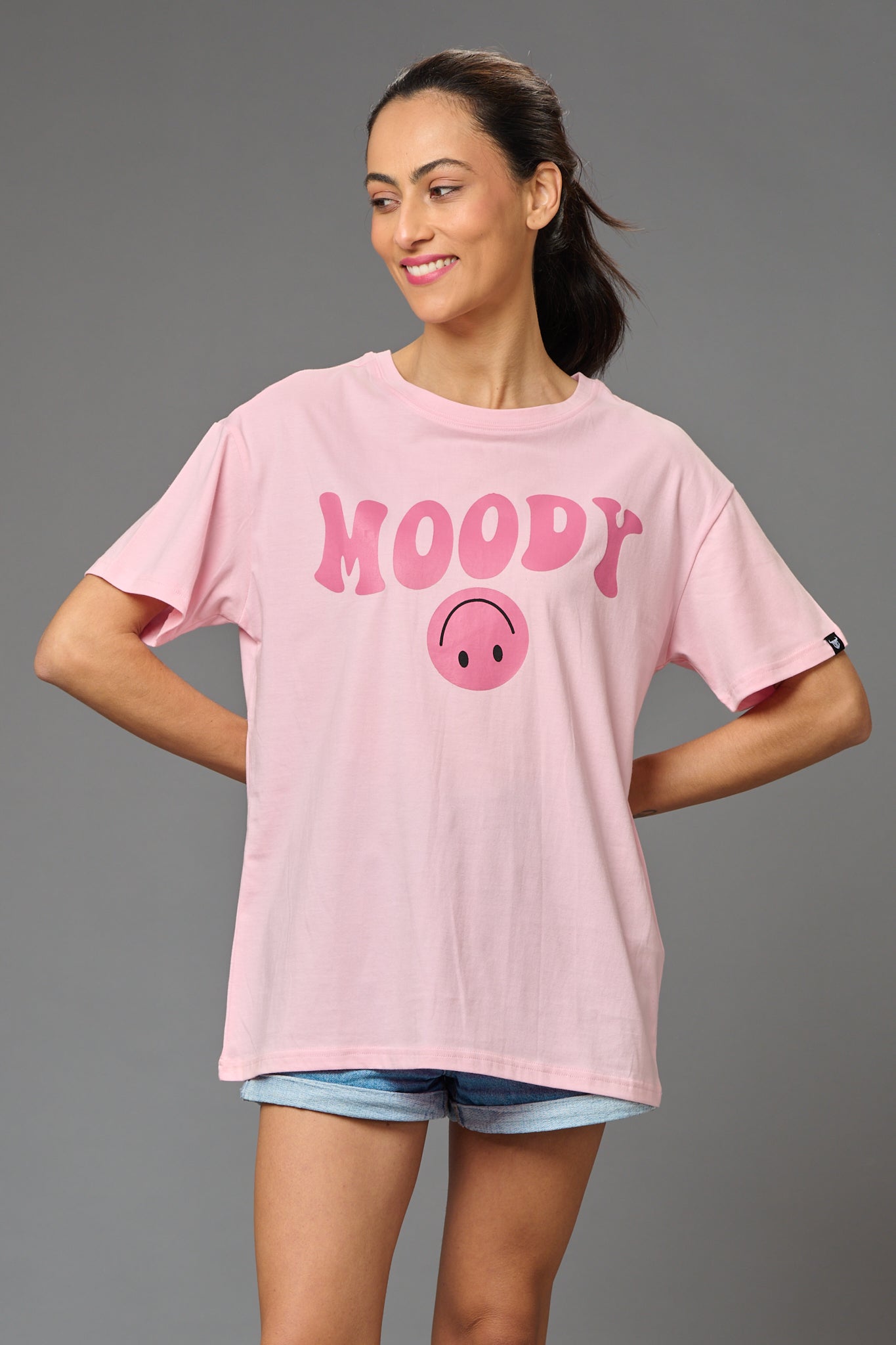 womens baby pink t shirt