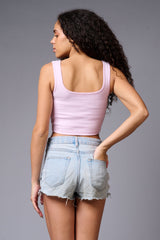 Pink Crop Top Crop Top for Women - Go Devil