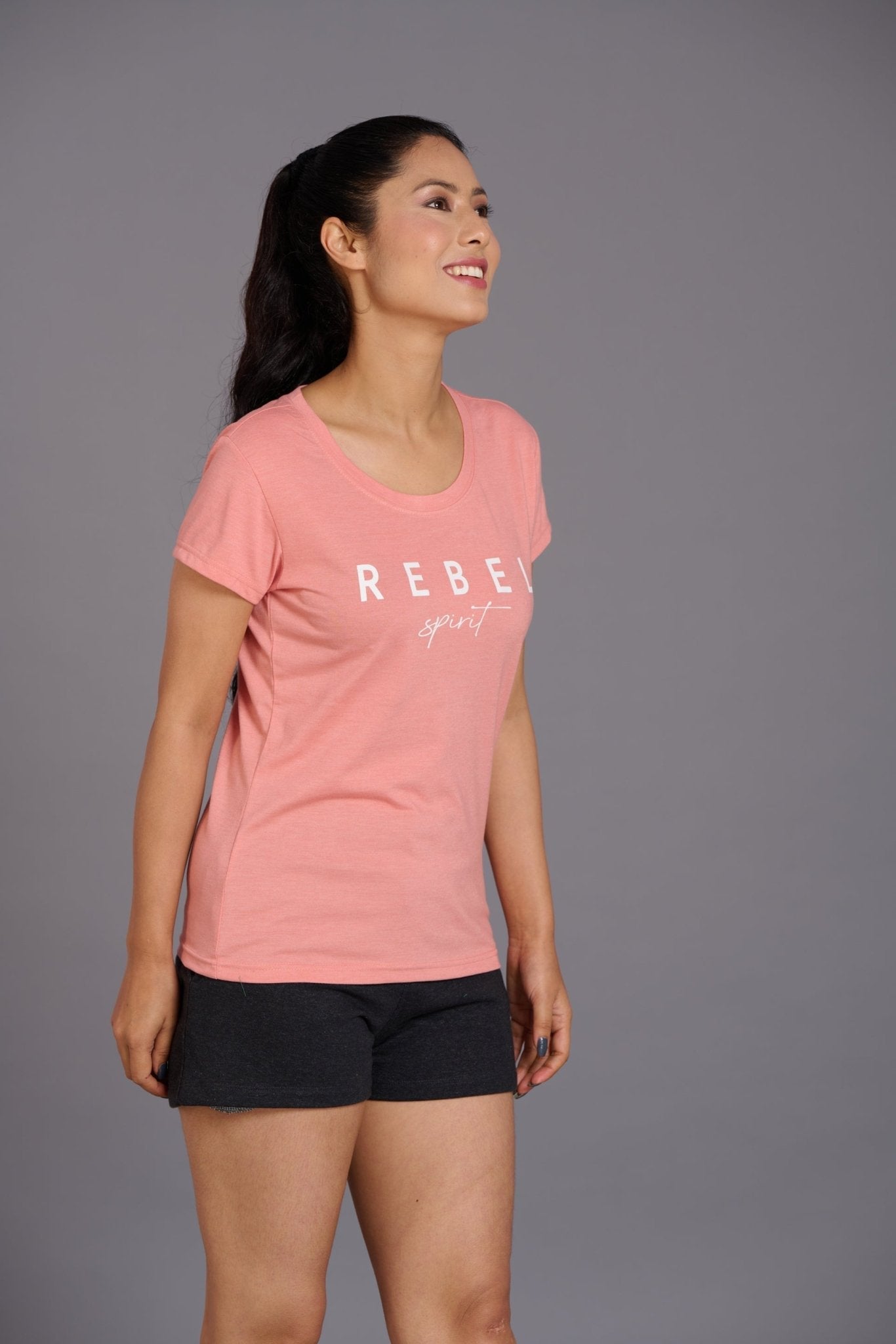 Rebel Spirit Printed Oversized T-Shirt for Women - Go Devil