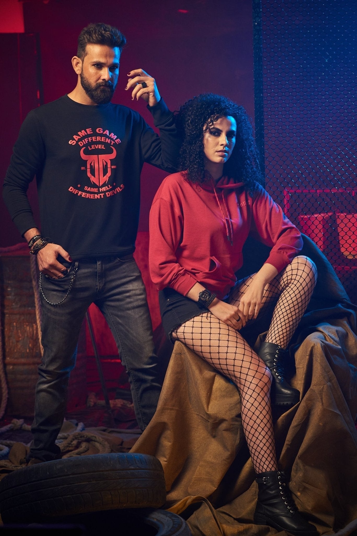 Same Game Sweatshirt & Sinners Hoodie - Go Devil