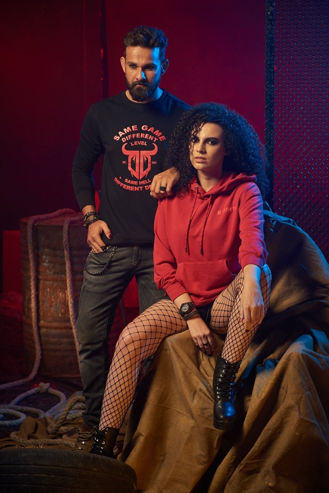 Same Game Sweatshirt & Sinners Hoodie - Go Devil