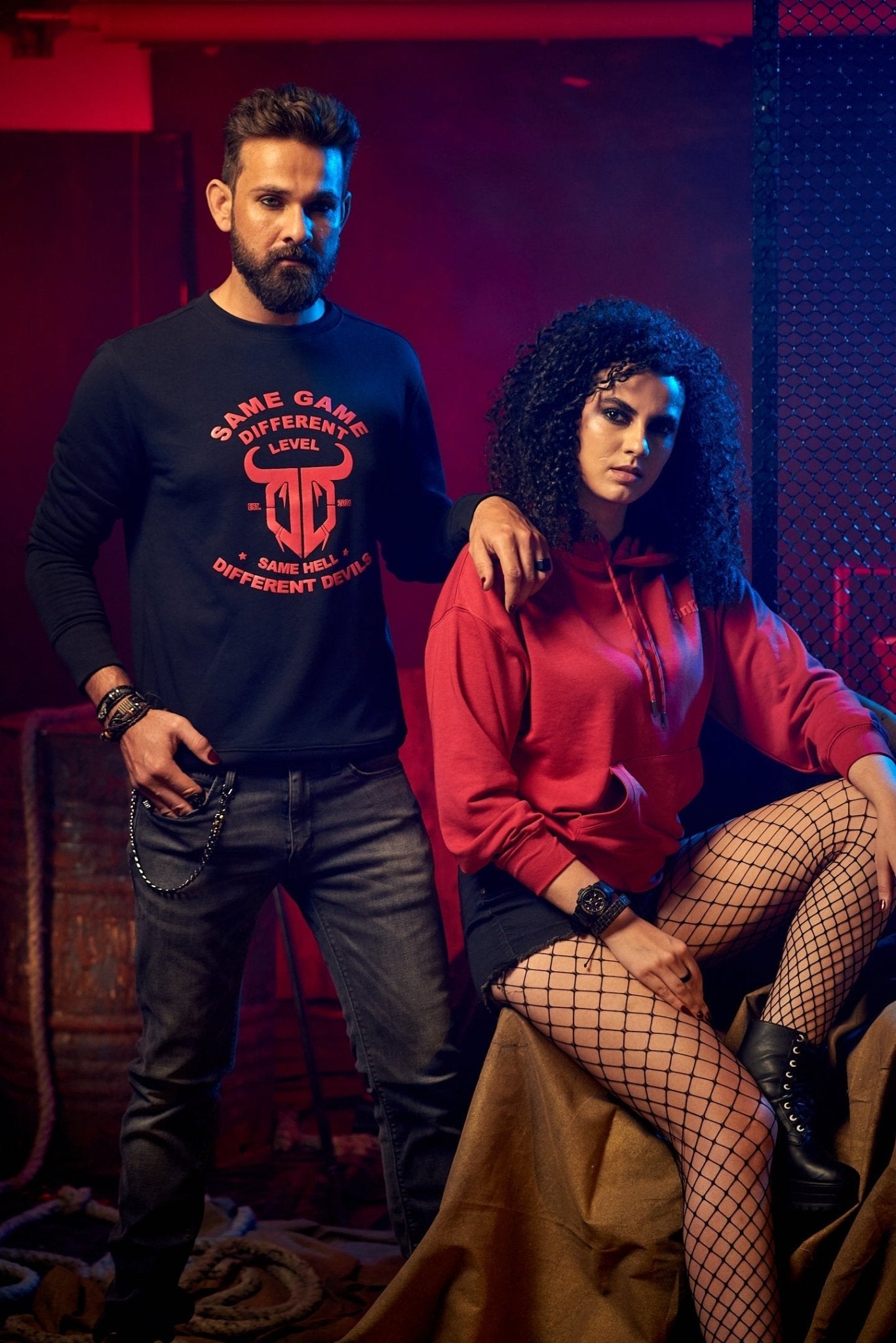 Same Game Sweatshirt & Sinners Hoodie - Go Devil