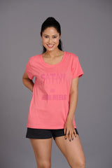 Satan In High Heels Oversized T-Shirt for Women - Go Devil