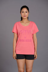 Satan In High Heels Oversized T-Shirt for Women - Go Devil