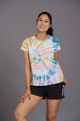 Satan In High Heels Printed Multi-color Oversized T-Shirt for Women - Go Devil