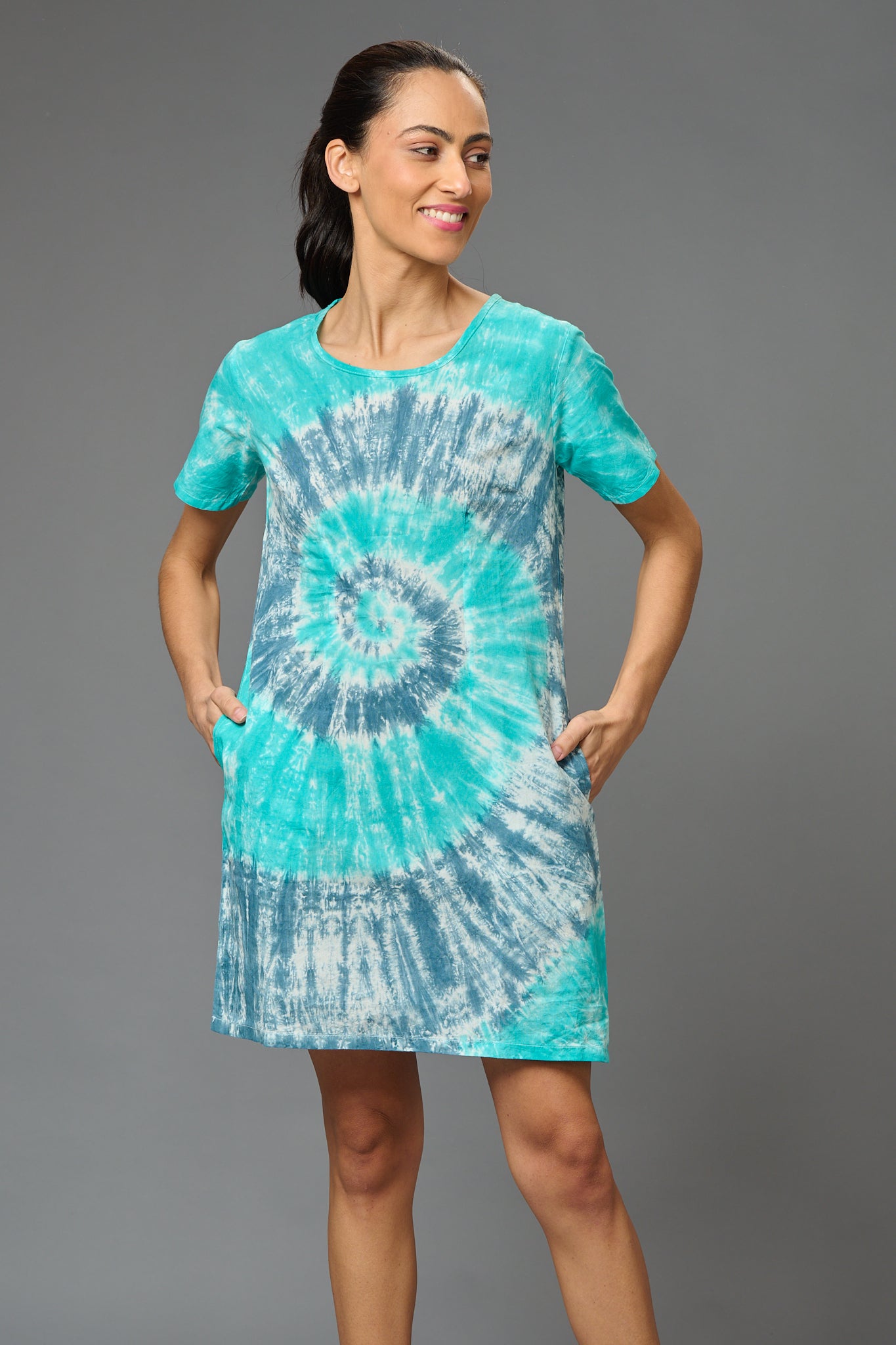 Spiral Design Dress for Women - Go Devil