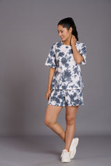 White & Black Premium Co-ord Set for Women - Go Devil