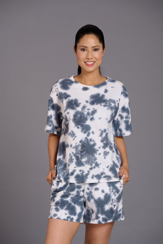 White & Black Premium Co-ord Set for Women - Go Devil