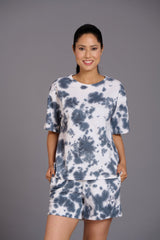 White & Black Premium Co-ord Set for Women - Go Devil