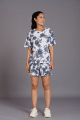 White & Black Premium Co-ord Set for Women - Go Devil