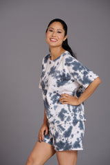White & Black Premium Co-ord Set for Women - Go Devil
