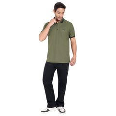 Go Devil Green Polo T-shirt For Men
