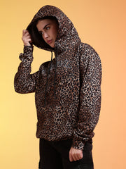Go Devil Womens Leopard Print Hoodie