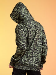 Go Devil Womens Camouflage Print Hoodie