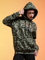 Go Devil Womens Camouflage Print Hoodie