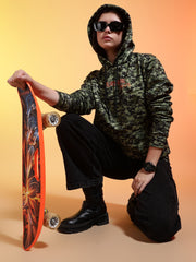 Go Devil Womens Camouflage Print Hoodie