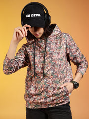Go Devil Women’s Multicolour Nature Camo Printed Hoodie