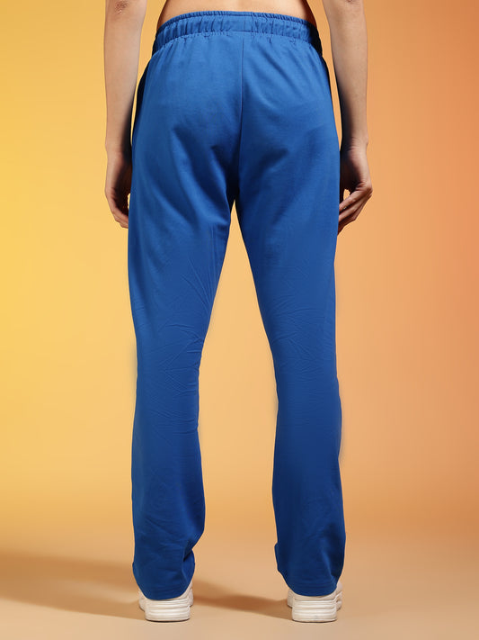 Go Devil Premium Blue Graphic Jogger for Women
