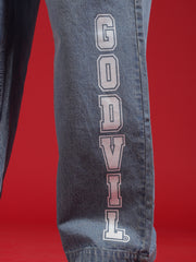 Go Devil Women Blue Wide Leg Jeans