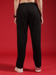 Go Devil Women Black Printed Joggers