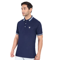 Go Devil Blue Polo T-shirt For Men