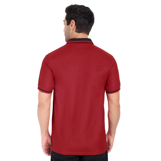 Go Devil Red Polo T-shirt For Men
