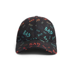 Go Devil Premium BAD Printed Embroidered Black Cap For Men