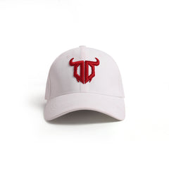 Go Devil Premium Logo Printed Embroidered White Cap For Men