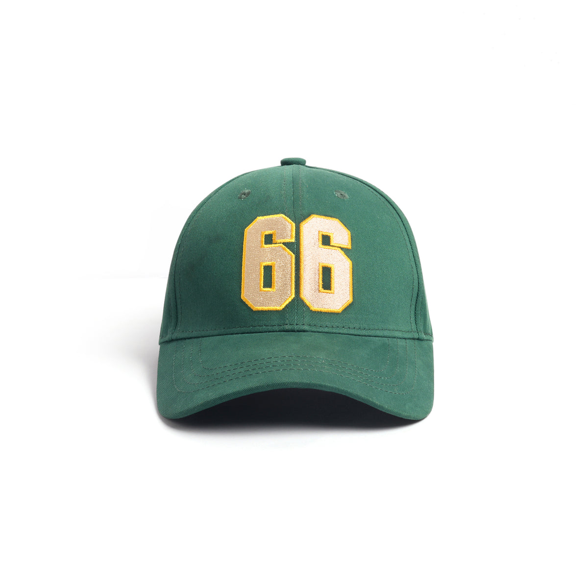 Go Devil Premium 66 Logo Printed Embroidered Green Cap For Men