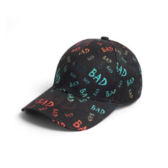 Go Devil Premium BAD Printed Embroidered Black Cap For Men
