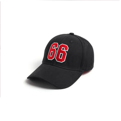 Go Devil Premium 66 Logo Printed Embroidered Black Cap For Men