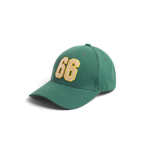 Go Devil Premium 66 Logo Printed Embroidered Green Cap For Men