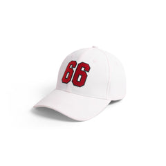 Go Devil Premium 66 Logo Printed Embroidered White Cap For Men