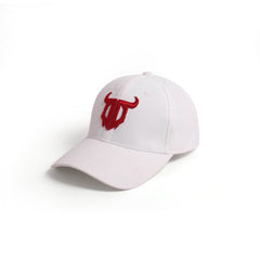 Go Devil Premium Logo Printed Embroidered White Cap For Men