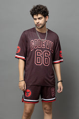 Go Devil 66 Printed Graphic Oversized Co-Ord Set For Men