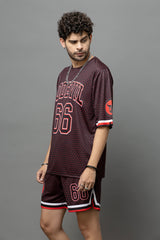 Go Devil 66 Printed Graphic Oversized Co-Ord Set For Men
