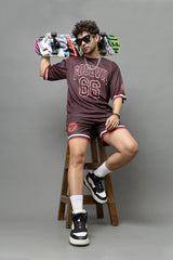 Go Devil 66 Printed Graphic Oversized Co-Ord Set For Men