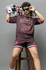 Go Devil 66 Printed Graphic Oversized Co-Ord Set For Men
